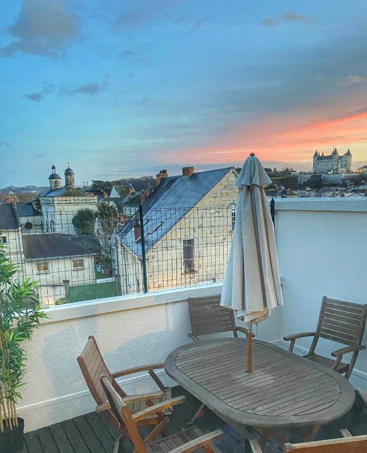 La Terrasse Saumuroise - Vue Chateau & Loire Экстерьер фото